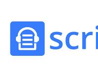 Logotipo de la aplicación Scribie